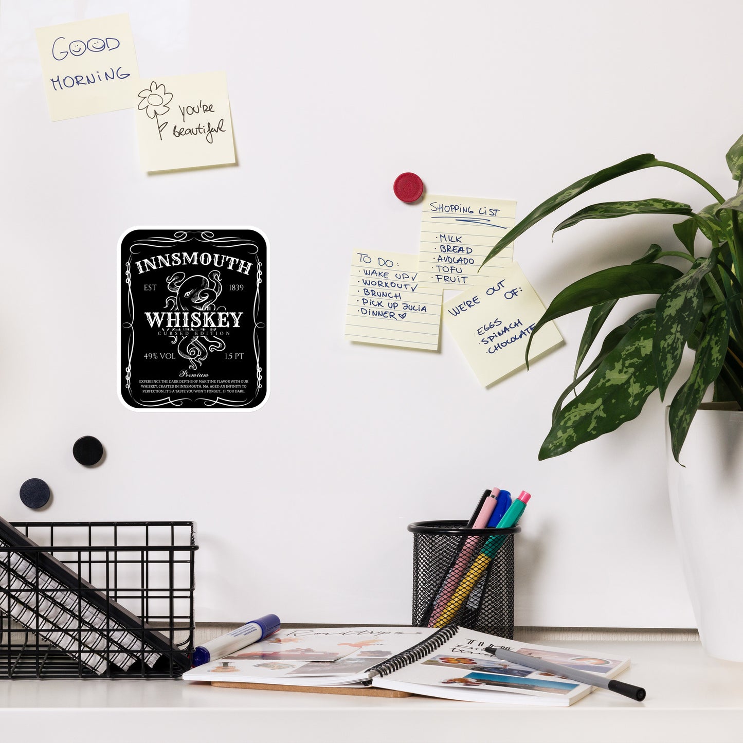 Innsmouth Whiskey Label Lovecraft Magnet