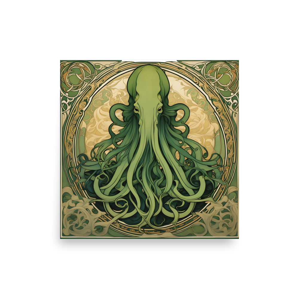Cthulhu Jugendstil Poster