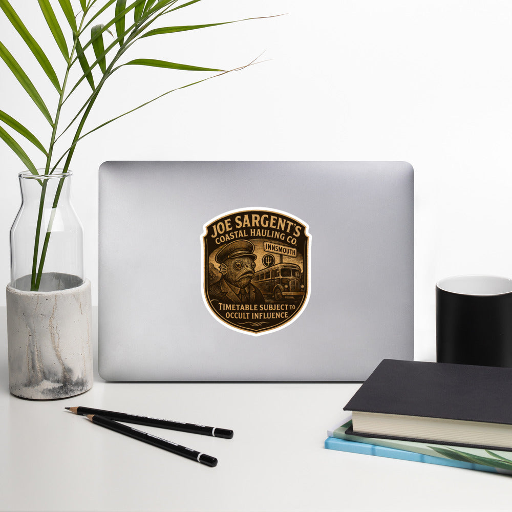 Joe Sargent’s Coastal Hauling Co. – Timetable Subject to Occult Influence Bubble-free stickers