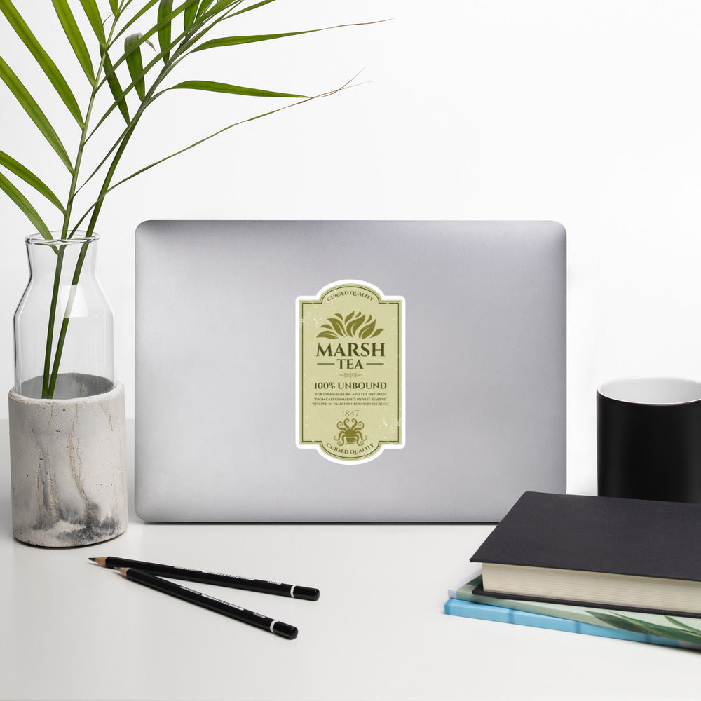 Marsh Tea – Handcrafted in the Port of Innsmouth Bubble-free stickers