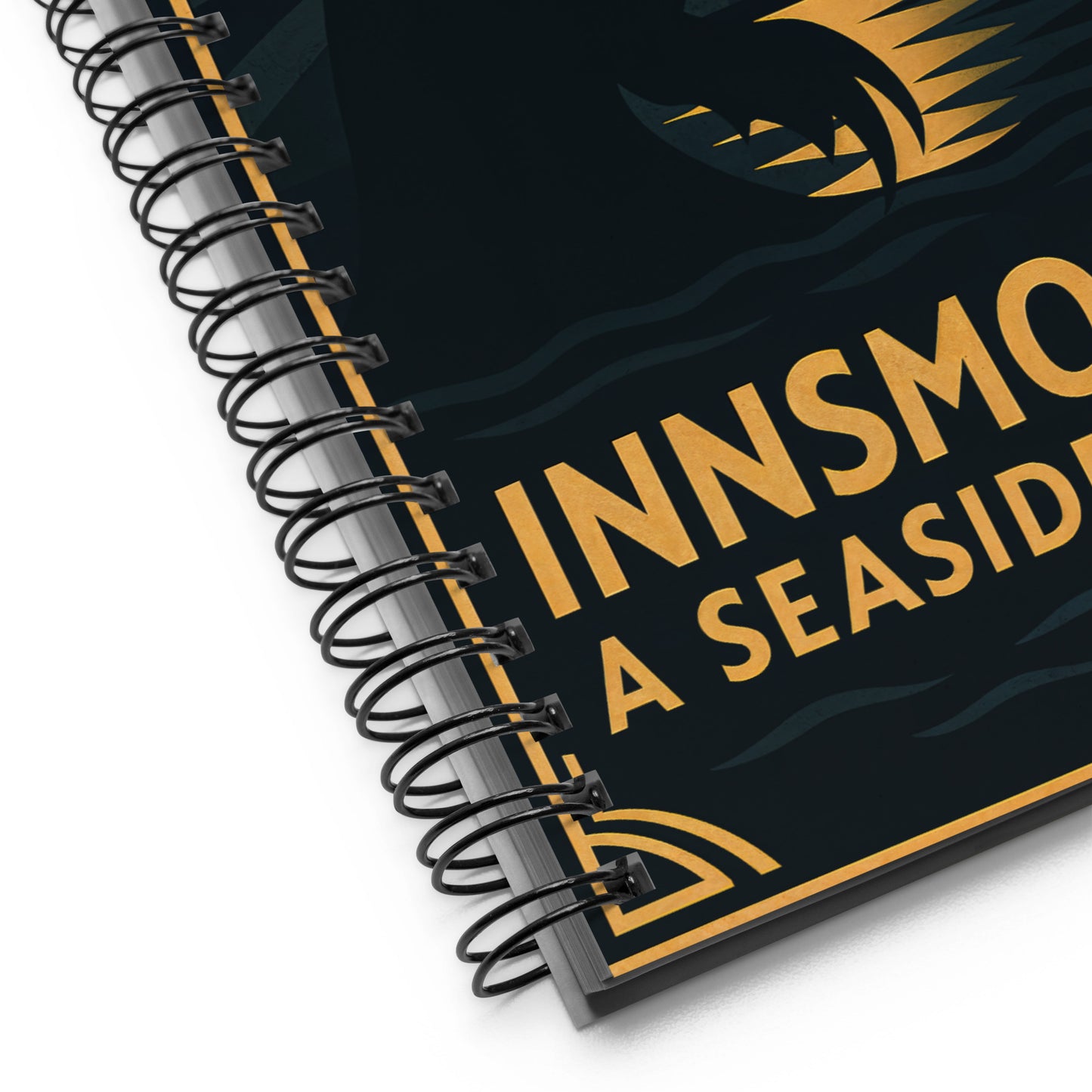 Innsmouth a la luz de la luna: un viaje art déco hacia lo desconocido Cuaderno espiral