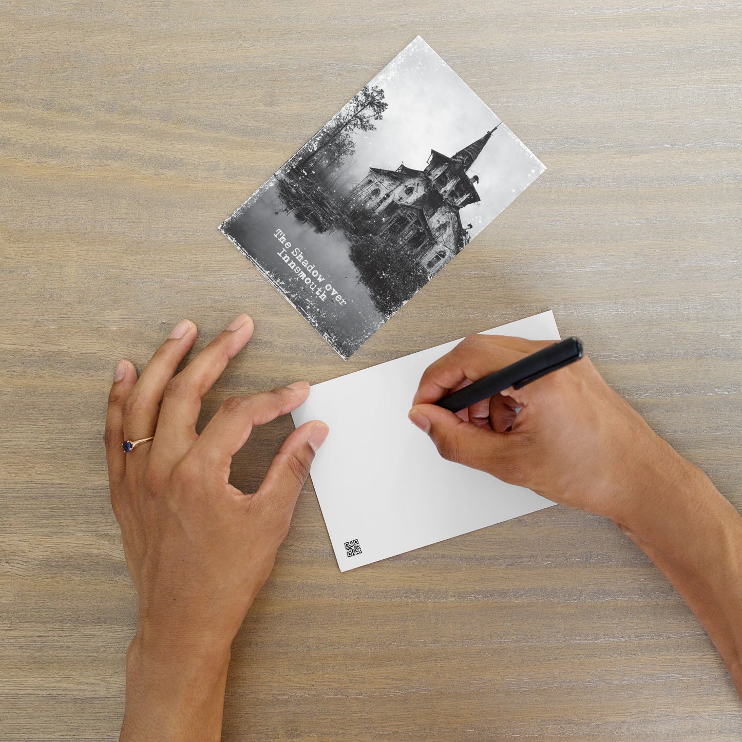 Der Schatten über Innsmouth Lovecraft Cthulhu Mythos Standard Postkarte