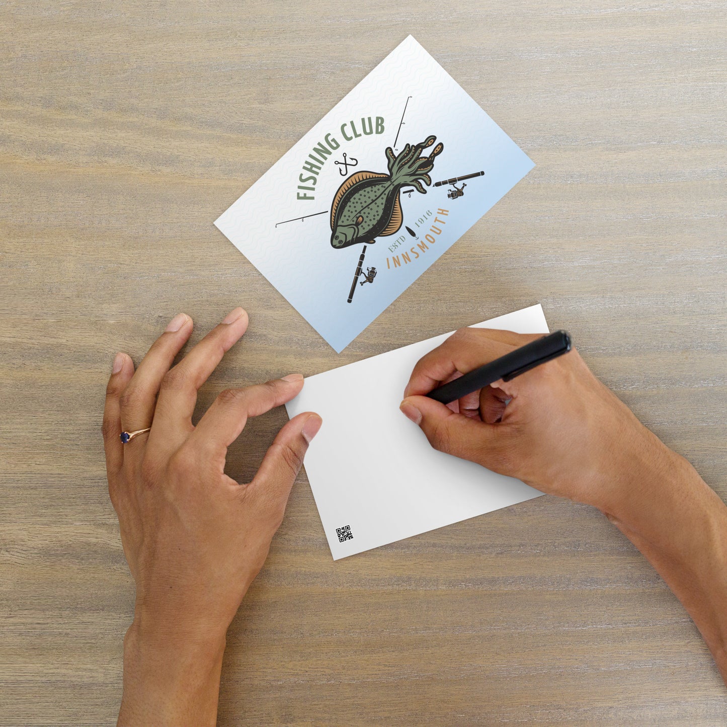 Innsmouth Fishing Club Lovecraft Standard Postcard