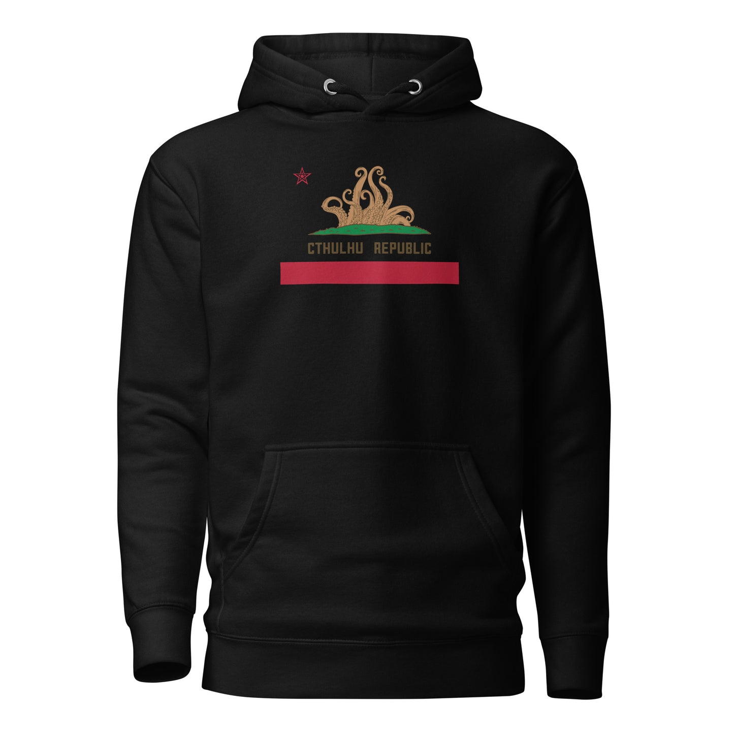 Cthulhu Republik Kalifornien Flagge Unisex Hoodie