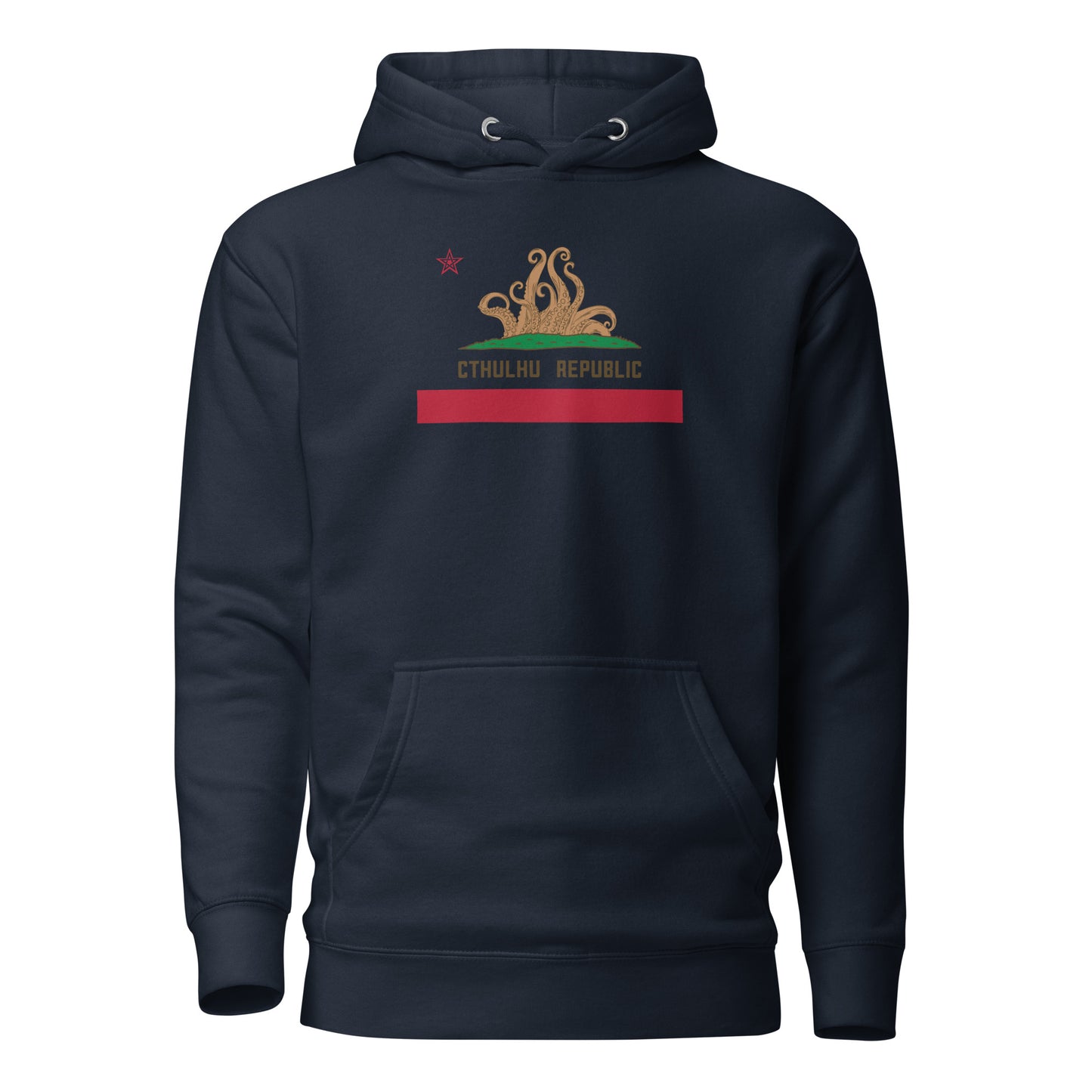 Cthulhu Republik Kalifornien Flagge Unisex Hoodie