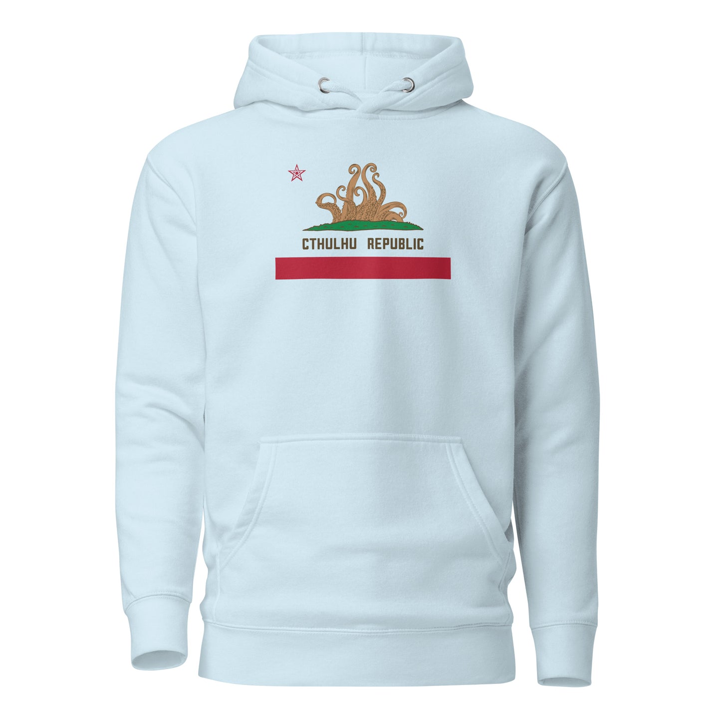 Cthulhu Republik Kalifornien Flagge Unisex Hoodie