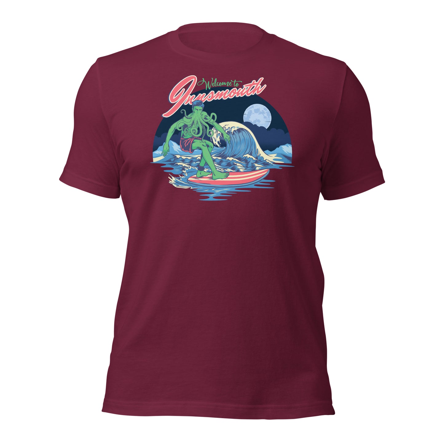 Innsmouth Surfing Lovecraft Unisex T-Shirt