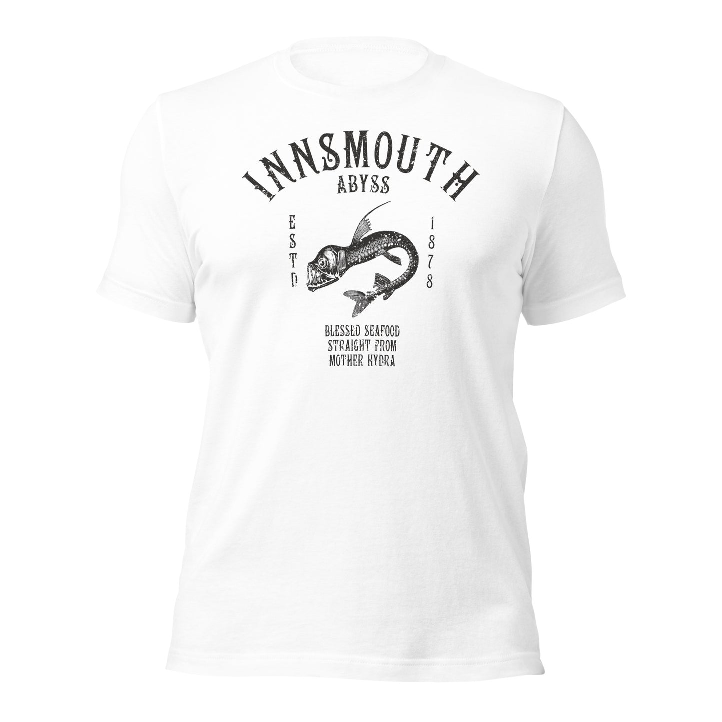 Innsmouth Meeresfrüchte Tiefseefisch Viperfisch Unisex T-Shirt