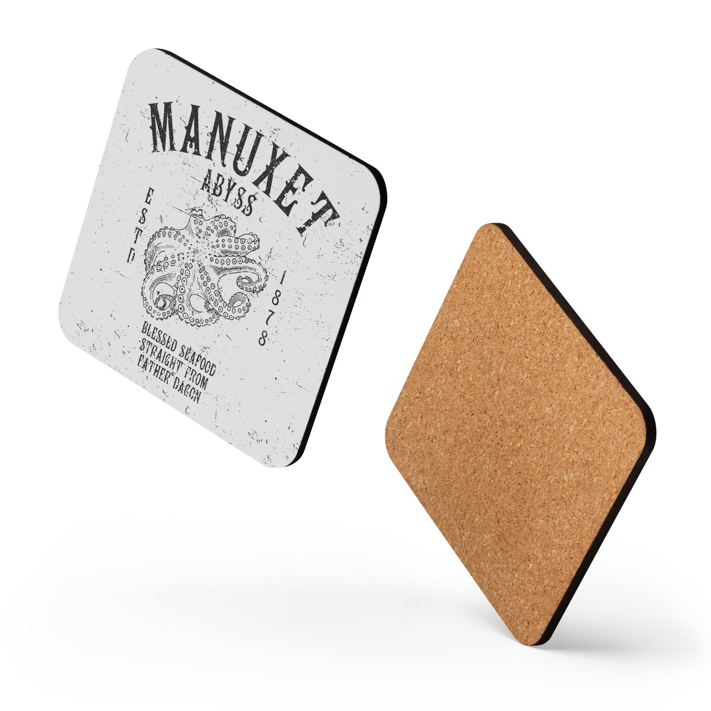 Innsmouth Seafood Deep-sea Squid Octopus Cork-back coaster