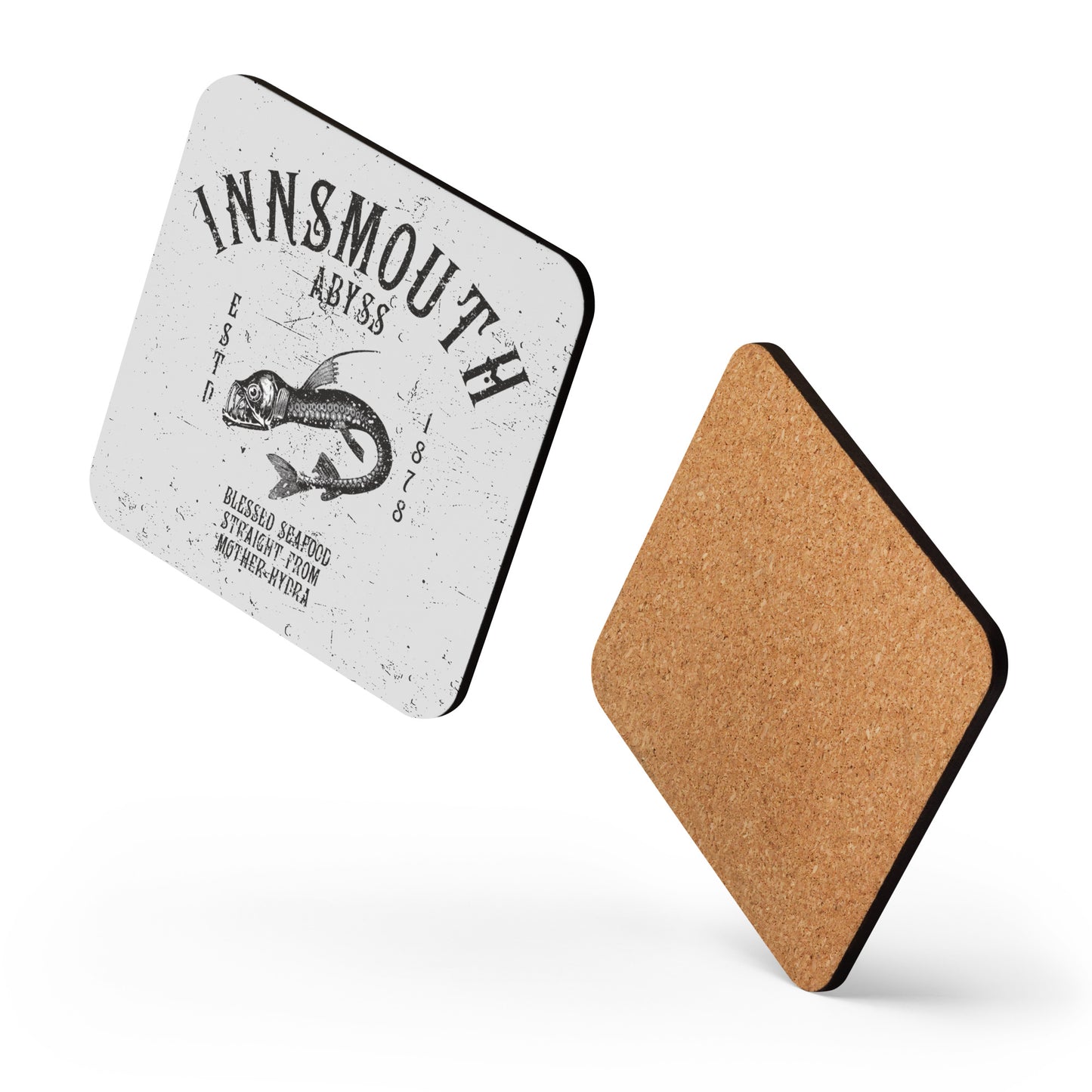 Innsmouth Seafood Deep-sea Fish Viperfish Cork-back coaster