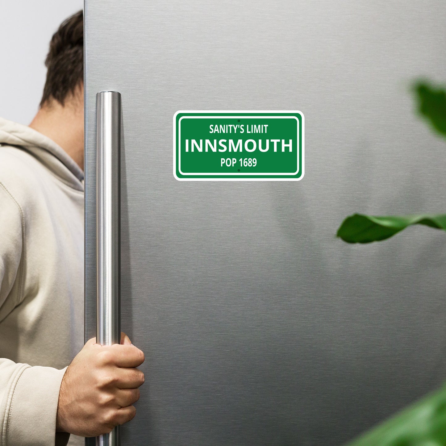 Aimant Lovecraft pour plaque de rue d'Innsmouth
