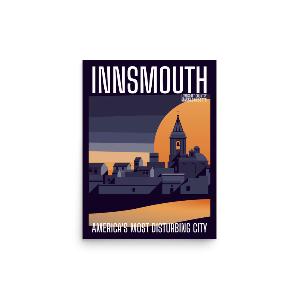 Innsmouth Vintage Reiseplakat Lovecraft Poster