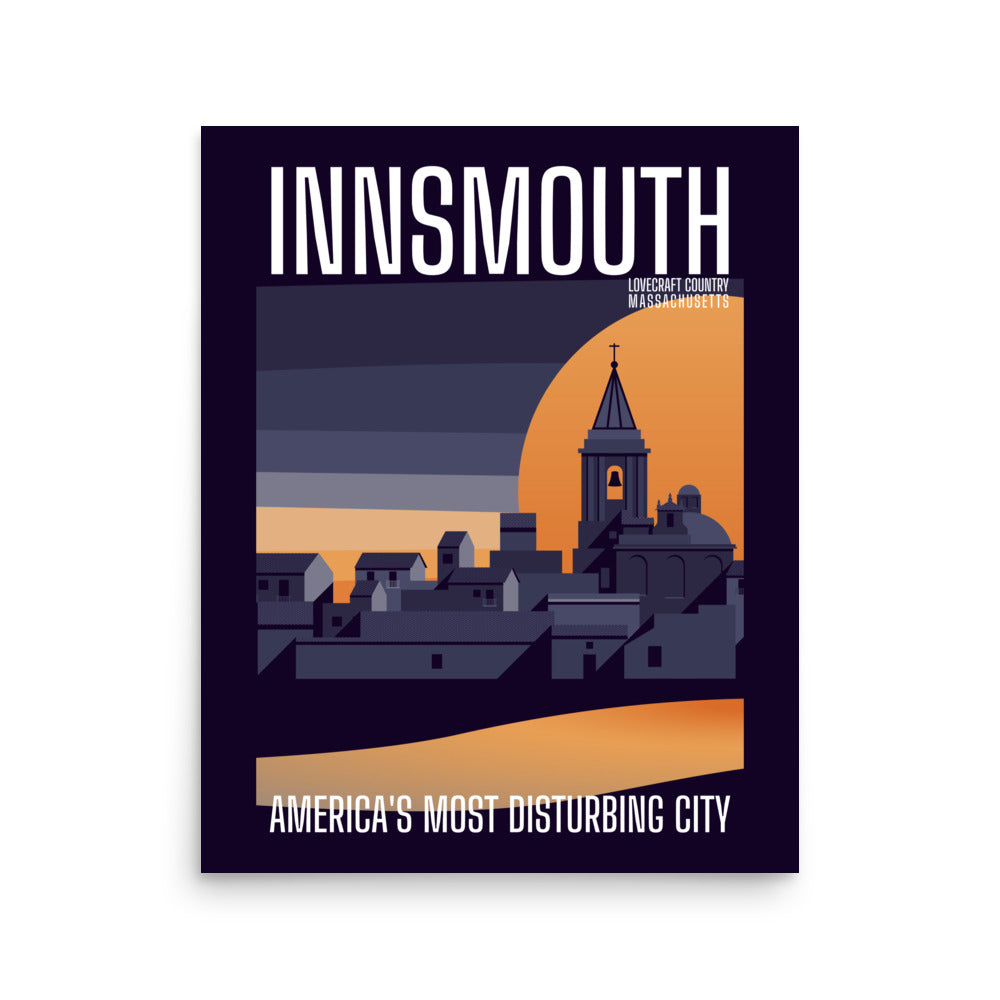 Innsmouth Vintage Reiseplakat Lovecraft Poster