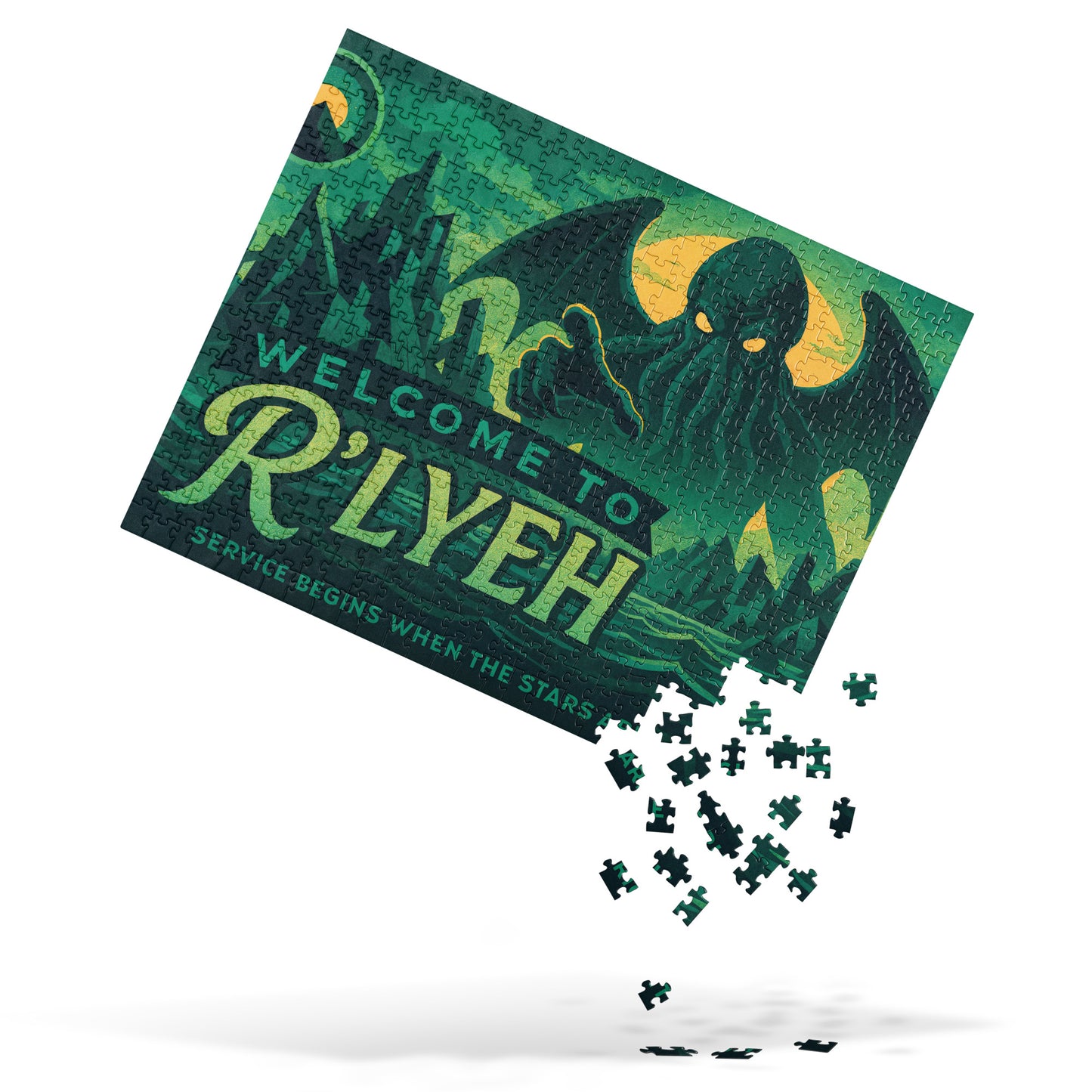 Bienvenidos a R'lyeh – Rompecabezas de vacaciones en la locura