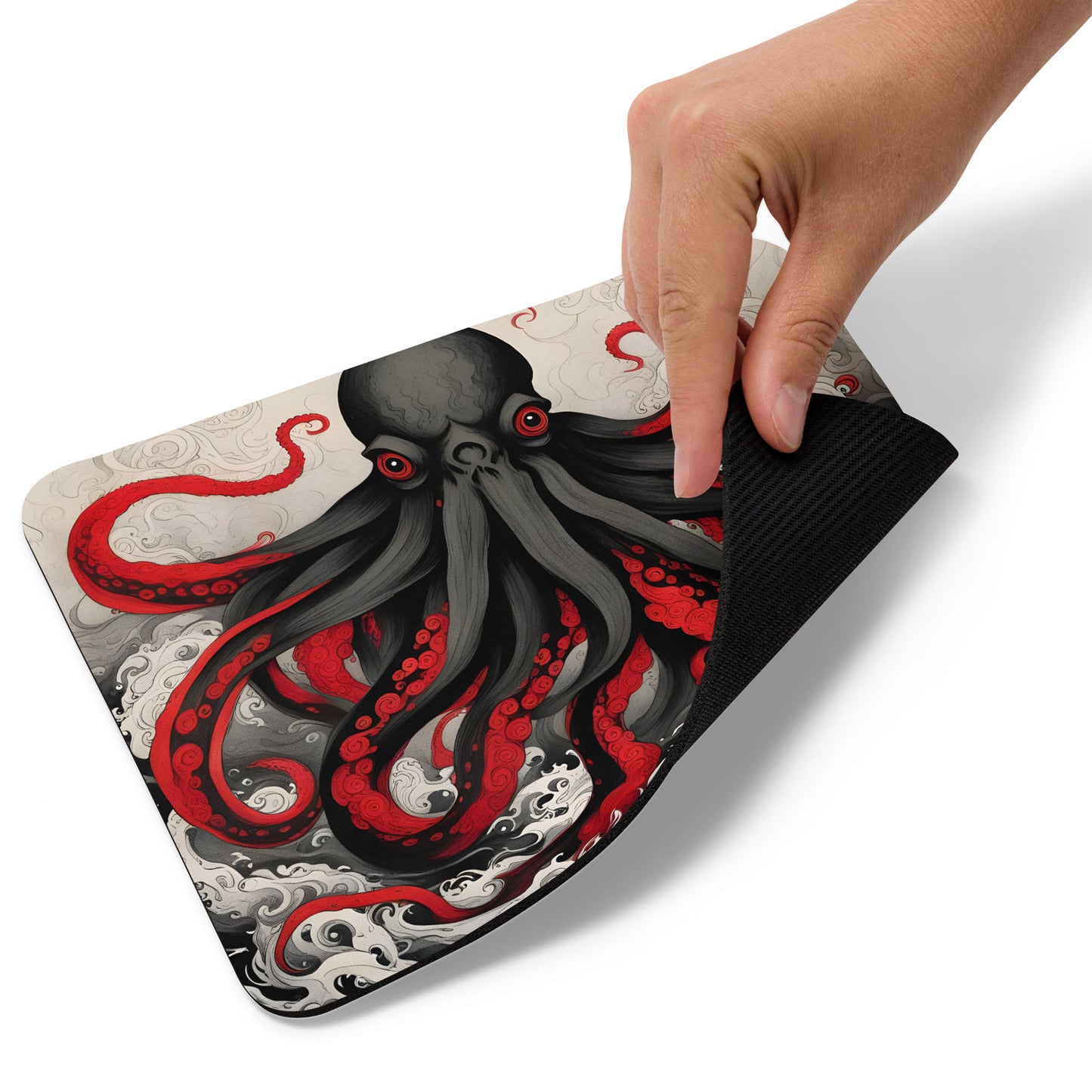 Cthulhu Asiatische Tuschemalerei Mauspad