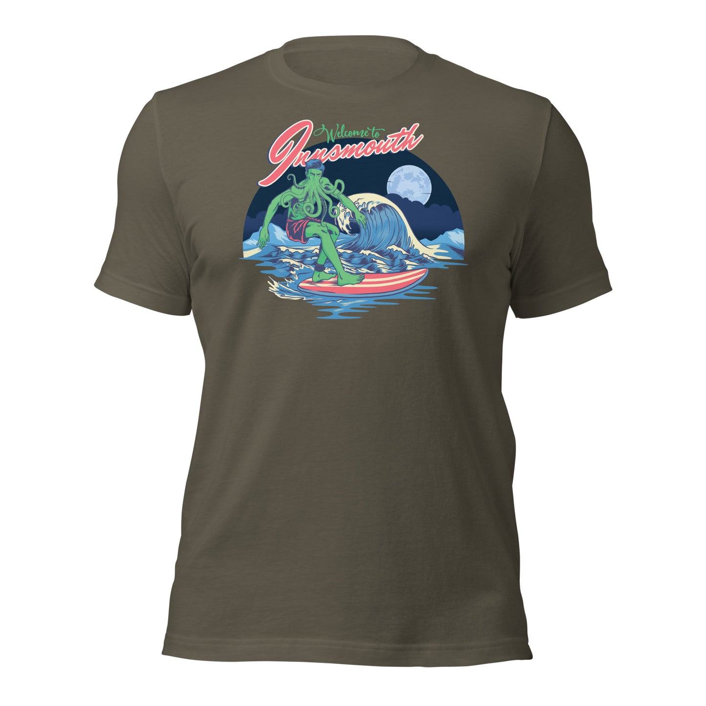 Innsmouth Surfing Lovecraft Unisex T-Shirt