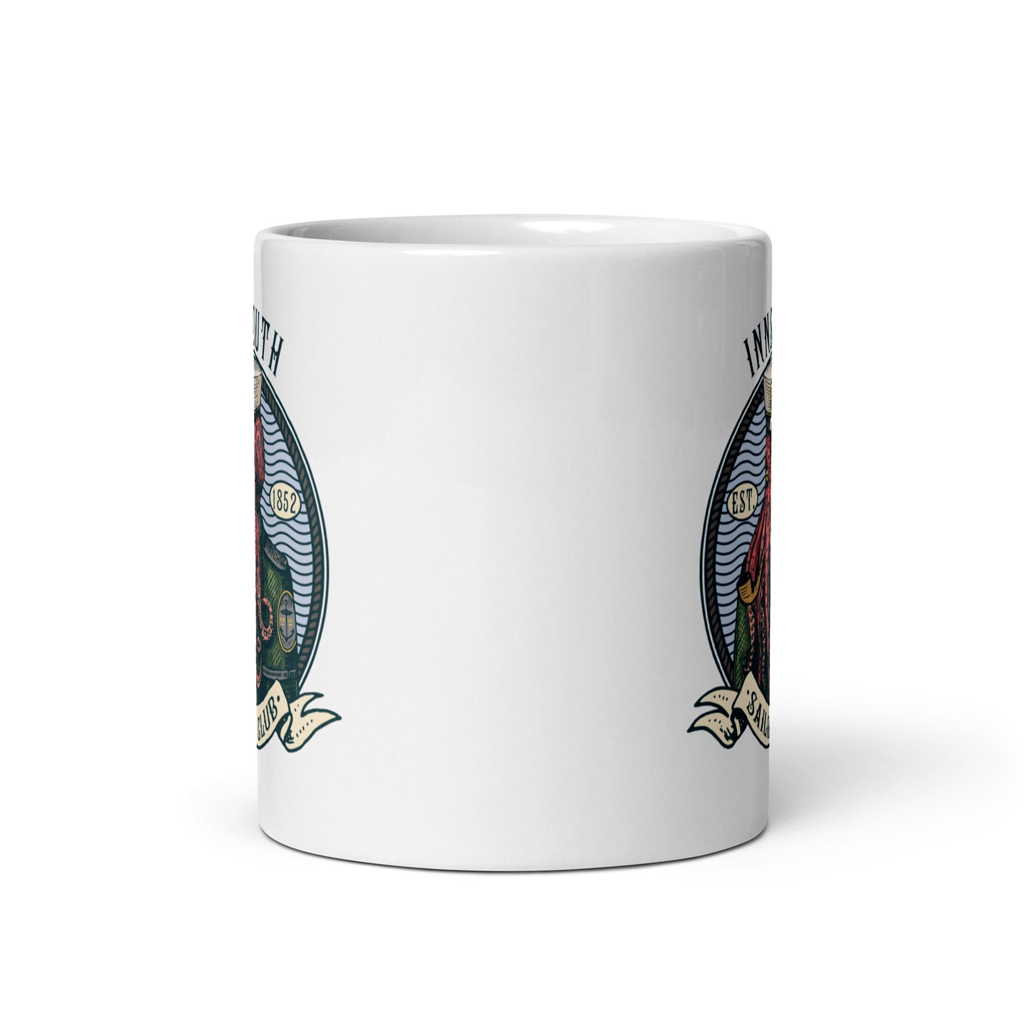 Cthulhu Sailor Innsmouth Weiß glänzende Tasse